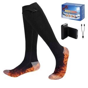 Warming Heated Socks for Men Women, Battery Powered Cold Weather Heat Socks